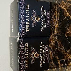 X2 TERRA LOTUS Organic Tallow Honey Balm • 2 oz jar • Lavender made in the USA